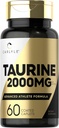 Carlyle Tauryne 2000mg ↓ 124; 60 Kaplet ↓ 124; Amino Acid Supplement ↓ 124; Podwójna siła ↓ 124; Wegetarianin, Non-GMO & Gluten Free
