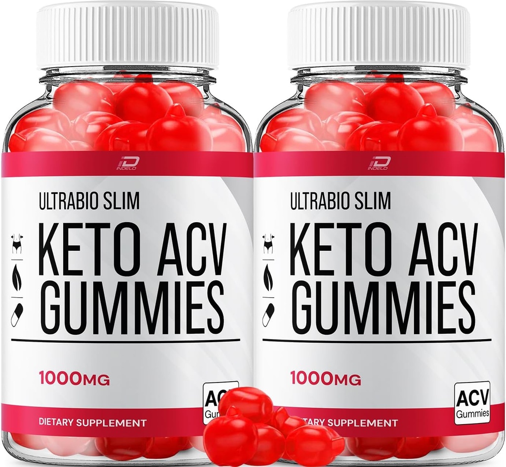Ultra Bio Slim Keto Plus ACV Gummies Suplement diety - UltraBio Slim Keto Jabłko Cydr Gummies Recenzje, Maksymalna moc BiSlim Gummies do zaawansowanego zarządzania wagą (2 Pack - 120 Gummies)