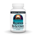 Źródło Naturals Magnezu Bis- Glycinate, Superior Bioavailable Chelate *, Chelated for Increated Absorption, 200 mg per Serving - 60 Tablets