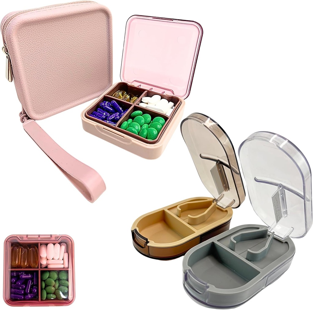 Pil Organizator i Pill Cutter Splitter set