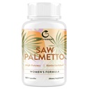 Saw Palmetto for Women Hair Loss - Blocker DHT z 5- in-1 Mieszanka do wzrostu włosów, Skóra i paznokcie, Wellness moczu - Dodatkowa siła Piła Palmetto Suplement - 90 Kapsułki