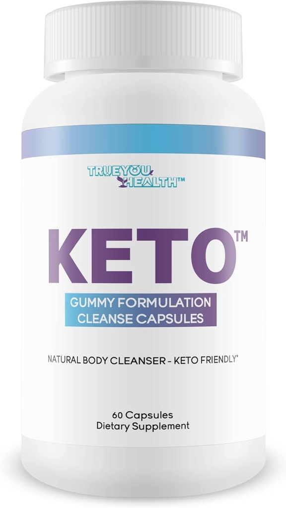 Keto Gummy Formulation Cleanse Kapsułki - Pomoc Oczyszczanie i Detoksykacji - Pomoc Flush Waste & Toxins - Natural Body Cleanser Support for Health & Wellness - Advanced Keto Cleanse Detox z probiotyki