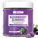 Gummies Elderberry suplement wsparcia immunologicznego: Witamina C i cynk Elderberry zapewnić antyoksydant wsparcia Gluten Free 130 Gummies