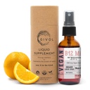 Organiczny wegański witamina B12 Suplement Liquid Mist do szybkiej absorpcji 5,000mcg Methylcobalamina - No Harsh Chemicals or Conservatives - Brak sztucznych słodzików Dodano Non-GMO 240 Day Supply