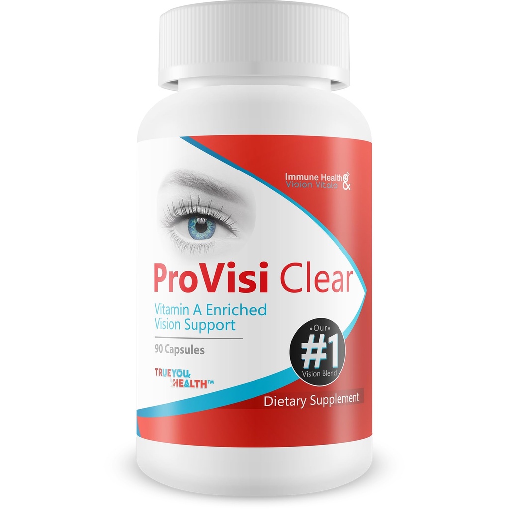 Pro VisiClear for Eyes - Witamina A Enriched Vision Support - Witamina Based Support to Support Vision Natural - Natural Antioksydant Pro Visi Clear Pill Enhanced with Premium Ingredients