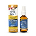Natural Path Silver Wings Colloidal Silver - Extra Strength Liquid Immotive Support Supplement- - 500ppm (2500mcg) - 2oz Spray
