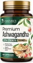 Ashwagandha Suplementy - 2100mg Ashwagandha Kapsułka dla Kobiet i Mężczyzn, Natural Antioksydant Support, Ashwa Root Extract, Extra Siła Calm Support z Black Pepper, Vegan & Gluten Free - 180 Kapsułki