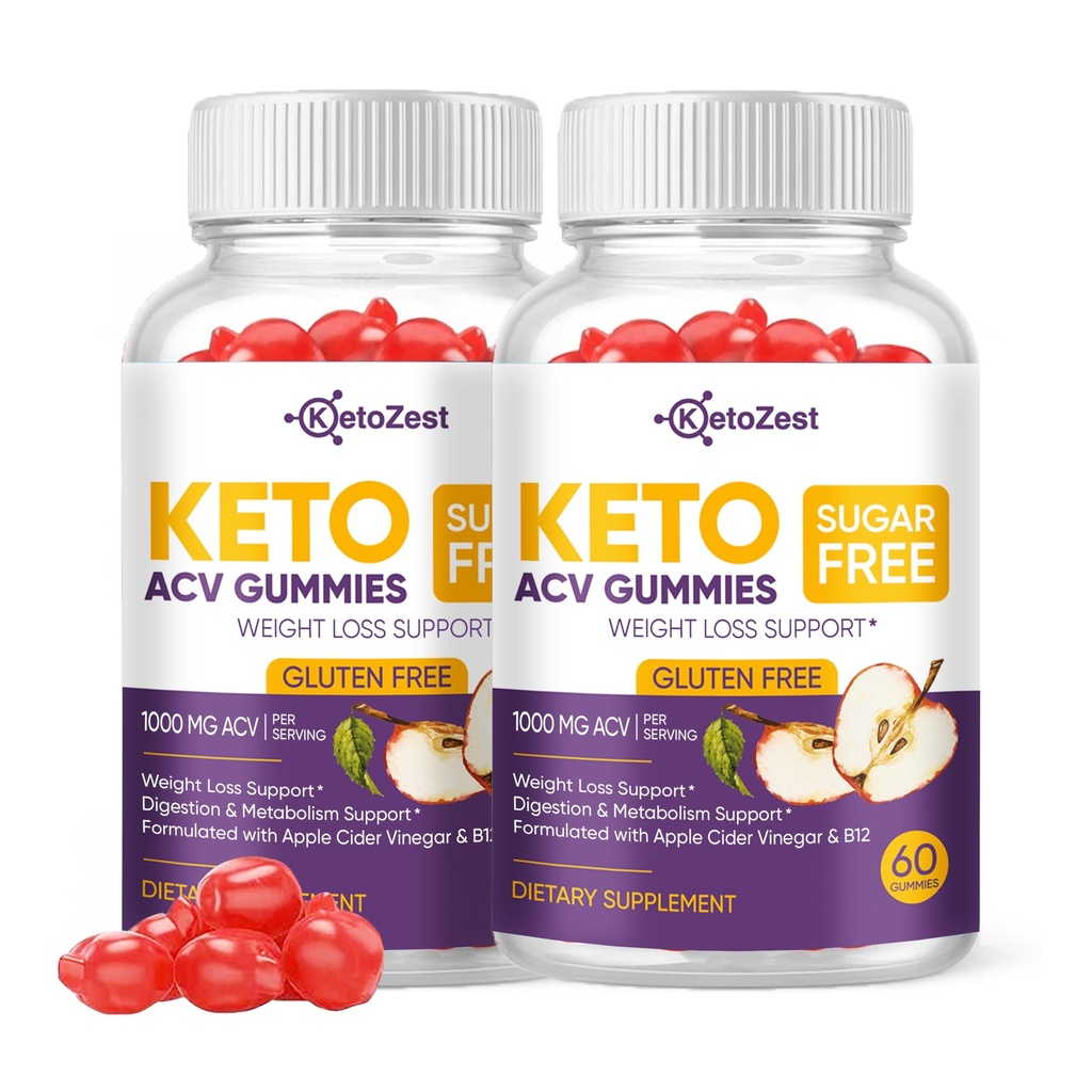 Keto Acv Gummies dla zaawansowanych utraty wagi i oparzenia tłuszczu brzucha - Pro Active Super Apple Cider Gummies Ocet - Rapid Fat Burner Suplement diety dla kobiet mężczyzn - Bez cukru & Gluten Free (1000MG)