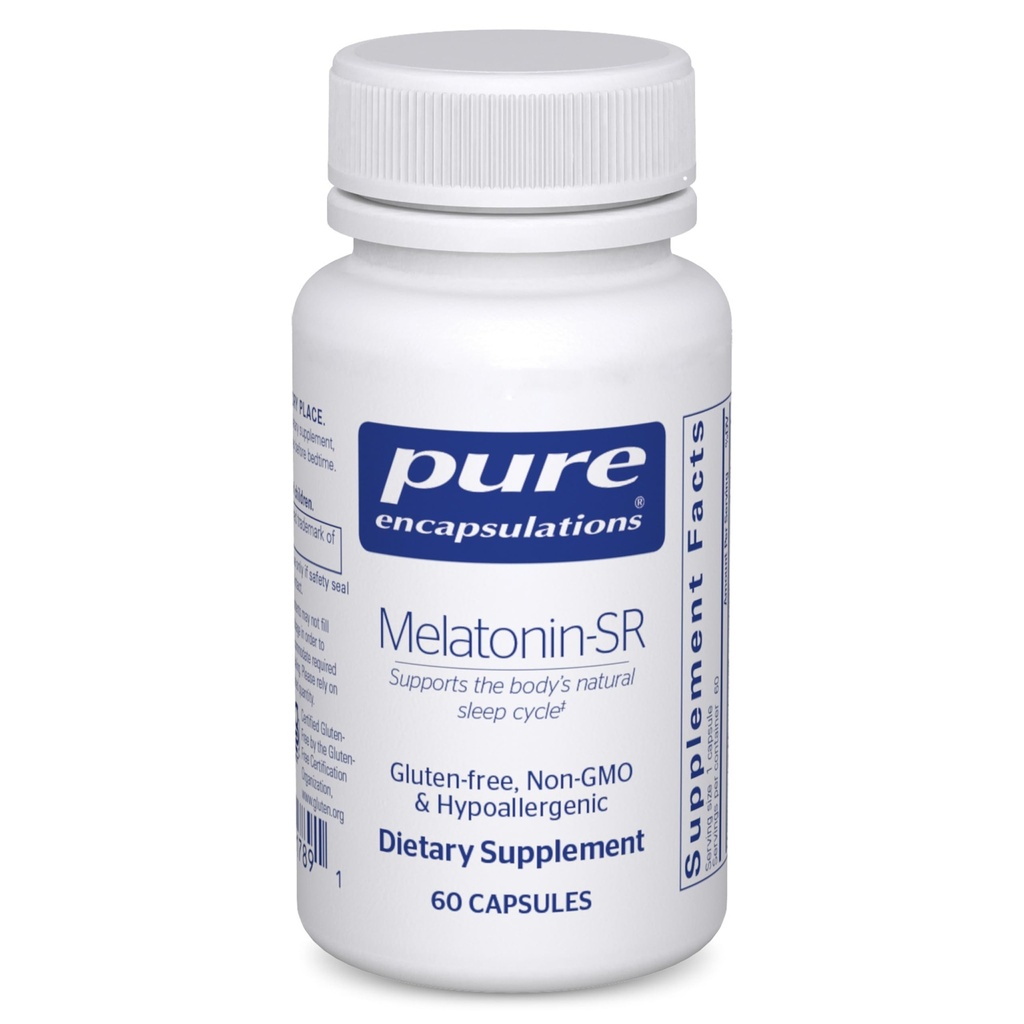 Czyste enkapsulacje Melatonina- SR - Rozszerzone wydanie Melatonina - Obsługuje Resteful Sleep * - Suplement do snu - Gluten Free & Vegan - 60 Kapsułki