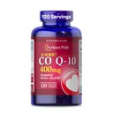 Puritan 's Pride Coenzym CoQ10 400mg, Suplement diety dla zdrowia serca, Ciśnienie krwi, Ural Gum Health, i Healthy Aging Support, 120 Day Supply, Szybkie uwalnianie Softgels