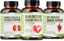 Heart Health Blood Pressure Supplement - Support Blood Pressure & Healthy Circularity Naturalnie z Hawthorn Berry & Hibiscus. Witaminy Tabletki na zdrowe nadciśnienie (BP) i zdrowe serce.