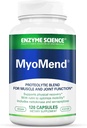 Enzym Science Myomend - Joint Support Supplement - Spreparowane z Bromelainem, Rutinem, Nattokinazą i Serrapeptazą - Enzym Health Supplement - Wegan i Kosher - 120 Kapsułek
