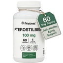 Pterostilbene Pterostilbene 100mg Anti Aging Supplement kapsułki - 60 Day Supply - Lung Health & Mental Clarity Antioksydant - Wysoka biodostępność Vegan Non GMO