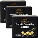 (Opakowanie 3) Hi Well Premium Propolis One- A- Day 6000 Flavonoid 120mg 120kapsułki