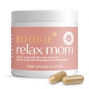 Boobie Relax Mama, Poppartum Stress Supplement Supplement Adresat 124; Laktowanie Zatwierdzone Adresat 124; Mood and Energy Support with Ashwagandha & L- Theanine, 60 Kapsułki