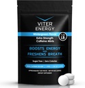 Viter Energy Extra Siła Kofeina mięta 80mg Kofeina, B Witaminy, Sugar Free. (Wintergreen, 8oz, Bulk Bag)