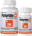 Polisacharyd Żelazo Kompleks, Niedokrwienie Niedokrwienie, Easy on The Stomach z Wsparciem Energetycznym i 150 mg Żelazo elementarne, Belize 124; 350 mg - 100 Kapsułki