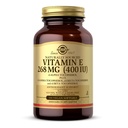 Solgar Witamina E 268 mg (400 j. m.) - 100 Wegańskich Softgeli - Naturalnie Wyżywione - Nie-GMO, Gluten Free - 100 Służenie