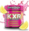 KXR Pre- Workout Energy Powder Building 124; Intensywny napój energetyczny Pre- Workout dla mężczyzn i kobiet 124; Bezkreślony KXR 124; Poprawia wydajność - Zwiększona koncentracja & Zwiększona wytrzymałość 124; 30 Sług (Różowa Lemoniada)