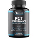 Suplement do PCT dla mężczyzn, 3- in-1 Post Cycle Support & Natural Booster z Estrogen Blocker, Liver Support Formula, Made in USA, z kozieradką, Chrysin, Tongkat Ali, Thistle mleka - 60 Kapsułki