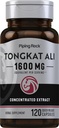 Piping Rock Tongkat Ali Biscue 124; 1600mg Biscue 124; 120 Capsules Biscue 124; Longjack Extract 124; Herbal Supplement Biscue 124; Non-GMO, Gluten Free