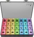 4 razy dziennie, Fullicon XXL Big Pill Box, 7 Day Medicine Organizator, Czarny Pill przypadku witaminy / Olej rybny / Suplementy