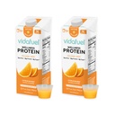 Vidafuel Napoje białkowe, 16 g Białko na 2oz Shot, 32 fl Oz Pudełko kartonowe, 2 opakowania, Citrus, Collagen i Napoje serwatkowe, Brak sztucznych słodzików