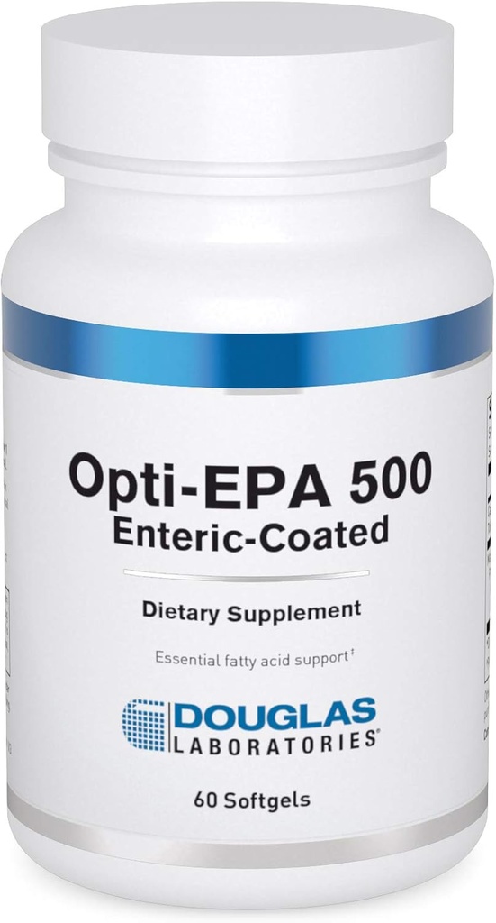 Douglas Laboratories Opti- EPA 500 Performance 124; Enteric- Coated to Support Brain, Eyes, Night and Cardiviral Health Agreement 124; 60 Softgels