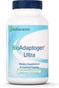 Nutra Biogenesis Bioadaptogen Ultra - Suplementy adaptacyjne, Adaptogenetic Herbs Complex for Men and Women, Ashwagandha, Rhodiola Rossea, Ginseng for Mental Stress Support - 60 Kapsułki