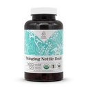 Stinging Nettle Root USDA Organic 120 Kapsułki 124; System pokarmowy, Natural Supplement Equipment 124; Certified Organic Vegetarian Capsules and Organic Stinging Nettle (Urtica Dioica) Suchy Korzeń (120 Kapsułki)