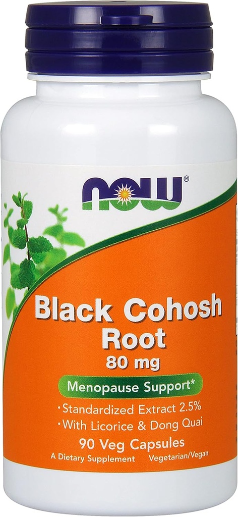 Teraz czarny Cohosh 80 mg, 90 Hrabia (Opakowanie po 2)