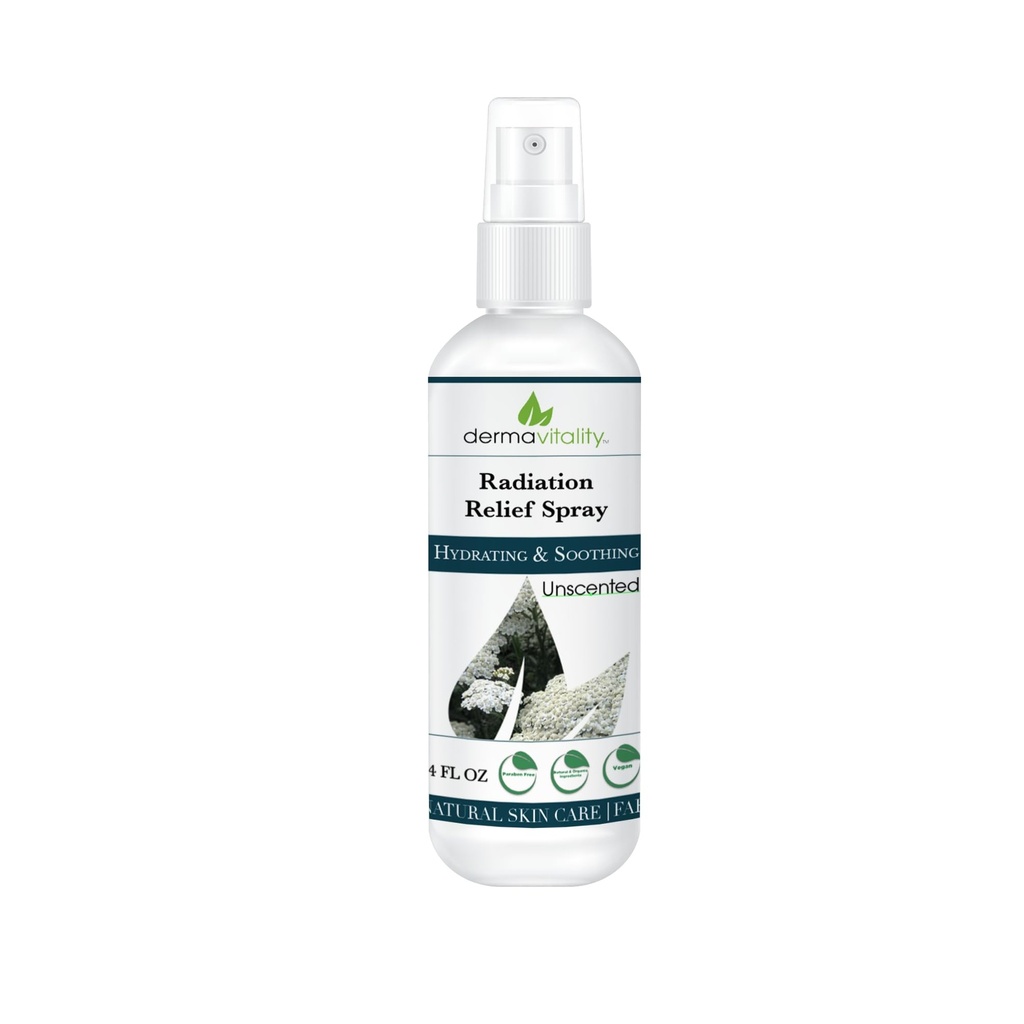 Spray radiacyjny - rozpylacz kalandula do leczenia radiacyjnego, niezapachowy, wolny od zapachów, roślina naturalna oparta na nawilżeniu odsiarczania dla swędzącej i wrażliwej skóry - 4 uncje