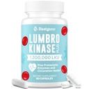 Suplement Lumbrokinazy, 1.2 Milion LKU - 120 mg kapsułki, potężna Nattokinaza Alternatywna z enzymami proteolitycznymi i mieszanką ziołową