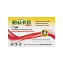 NaturesPlus Hema- Plex Żelazo - 30 Płytki - 85 mg Żelazo Chelatowane - Total Blood Health - Witamina C & Bioflavonoids - Nie GMO, Wegetarianin & Gluten Free - 30 Sługi
