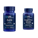 Life Extension Super Ubichinol CoQ10 z ulepszonym Mitochondrial Support & Super Omega-3 Plus EPA / DHA Fish Oil, Sezame Lignans, Olive Extract, Krill & Asta