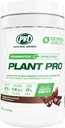 PVL Plant Pro, wysokobiałkowa mieszanka proteinowa z dodatkiem enzymów, naturalna czekolada, 840 Gram