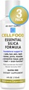 Cellfood Essential Silica Anti-Aging Formula - 4 fl oz, 3 Pack - Wspiera zdrowe kości, Łączniki, Włosy, Skóra, Nails, Zęby i Gums - Easy to Absorb - Gluten & Tiaminase Free, Non-GMO - 120- Day Supply