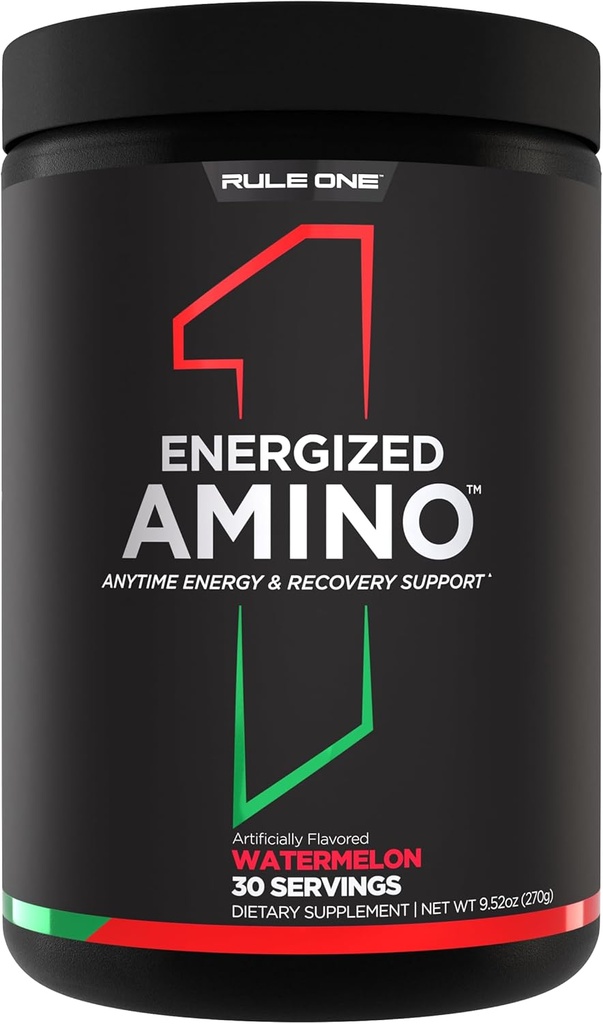 Artykuł 1 Zenergetyzowana Amino - Wsparcie w zakresie energii i odzysku energii w każdej chwili z BCAA, Glutamina, Citruline, Beta Alanine i kofeiny z ekstraktów zielonej kawy i herbaty (30 Służenia, Arbuz)