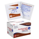 Dynarex Povidone- Jod Prep Pads, nasycony powidonem jodu 10%, Medical- Grade Antyseptyczne chusteczki stosowane do przygotowania wcześniejszych niewielkich procedur, Średnio, 1 Przypadek 100 Prep Pads
