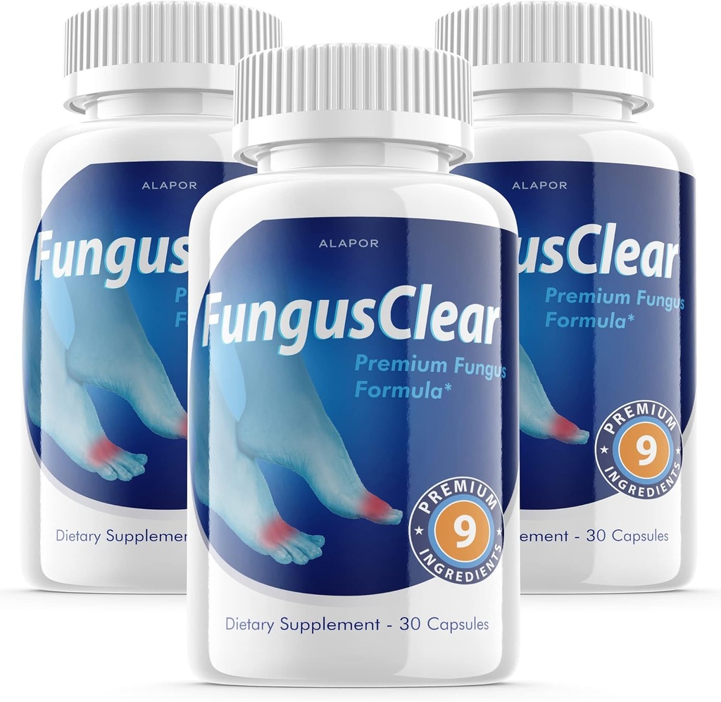 (3 Pack) Fungus Clear - Probiotic Pills, Advance Formula Fungusclear Kapsułki, Max, dla 90 Days Supply.