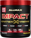 ALLMAX Nutrition - Impact Igniter Extreme Pre Workout Powder - z Citruline Malate, Beta - Alanina, Kofeina, Tauryna i, Betaine bezwodny (Ananasowy Mango)