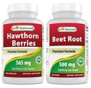 Hawthorn Berry 565 mg i Burak w proszku 500 Mg