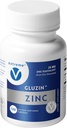 Suplement cynku Gluzin ™ 25 mg 124; Glukonian cynku 124; Etykieta oczyszczona, 120 Kapsułek wegetariańskich małych 124; Delikatna, mała opcja dawkowania dla codziennego wsparcia