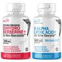 Fuzje przyroda Dihydroberberina 200mg (60 kapsułek) - R Alpha Lipoic Acid 600mg (60 kapsułek)