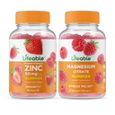 Żywy Cynk 50mg + Magnez, Gummies Bundle - Great Desting, Suplement witaminy, Gluten Free, GMO Free, Gummy do żucia