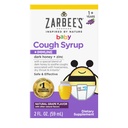 Syrop z miodu Zarbee + Immune dla niemowląt 12- 24 Miesiące, Bezpieczny i skuteczny Syrop Kaszlowy z Soothing Dark Honey & Cynk dla wsparcia immunologicznego *, Narkotyk i Alkohol - wolne, Grape, 2 fl. Oz