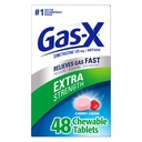 Gas- X Ekstra Siła do żucia Gaz Relief Tablets z Simeticone 125 mg, Cherry - 48 Count