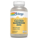 SOLARAY Wapnia Magnezu Cynk Suplement - z wapniem 1000mg, Magnezu 500mg - Bone Health, Funkcje mięśniowe, Heart Health and Immune Support - Wegan, 60 Day Guarantee, 62 Servings, 250 VegCaps
