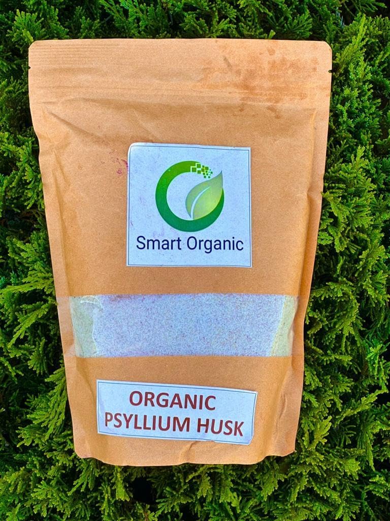 Organic Psyllium Husk, Keto Friendly, Wegan, Gluten- Free, USDA Certified Organic, Non-GMO, Rozpuszczalny i nierozpuszczalny Fiber Source 16 Ounce (16 oz)