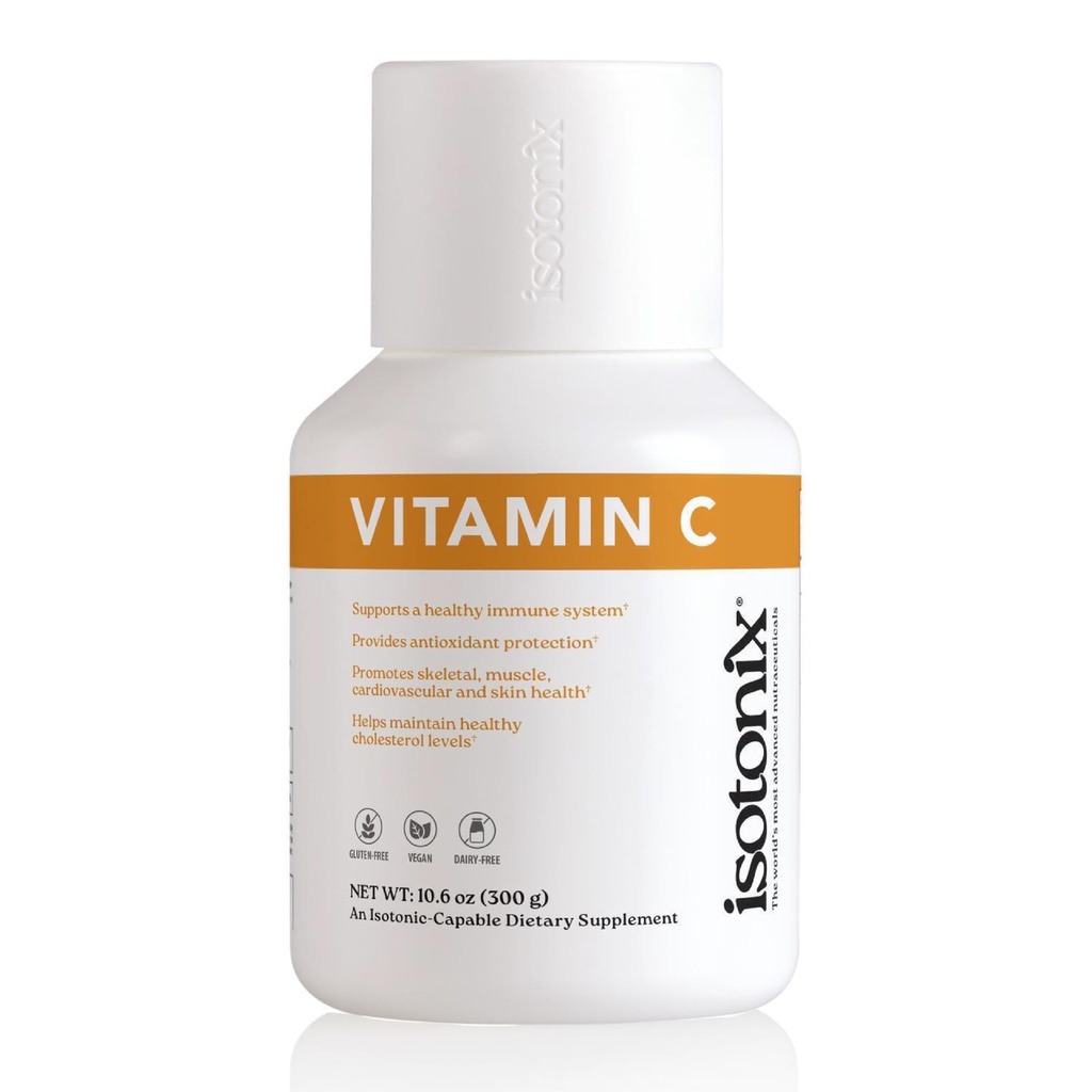 Izotonix Witamina C, Zapewnia ochronę przeciwutleniającą, Wspiera zdrowy system immunologiczny, Zachowanie zdrowego cholesterolu, Mięśnie i Zdrowie skóry, Cognitive Health, Market America (90 Służenie)